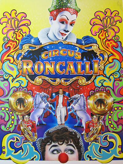 Poster layout - Circus Roncalli